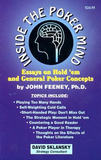 inside the poker mind,essays on hold´em and general poker concepts