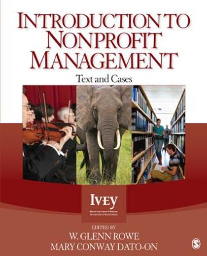 introduction to nonprofit management (en Inglés)