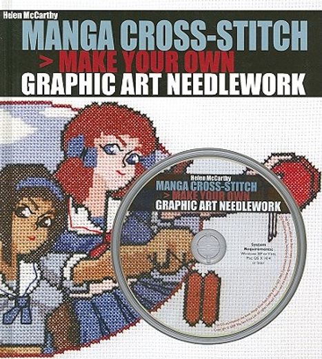 manga cross-stitch,make your own graphic art needlework