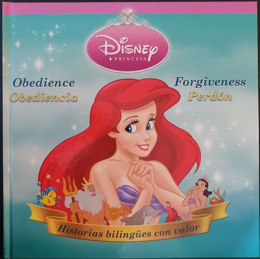 Princesas Disney: 6 tomos Pasta dura Sirenita, Aladino, La bella y la bestia, Mulán ,Bella durmiente, Blanca nieves (in Spanish)