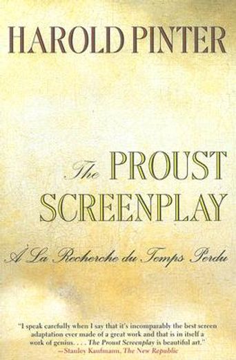 the proust screenplay,a la recherche du temps perdu (en Inglés)