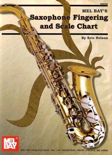saxophone fingering & scale chart (en Inglés)