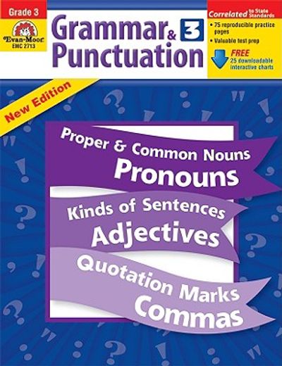 grammar and puntuation,grade 3 (en Inglés)