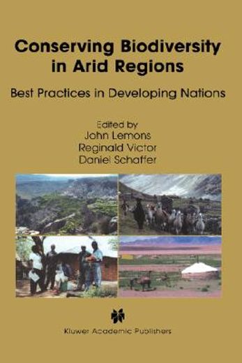 conserving biodiversity in arid regions,best practices in developing nations