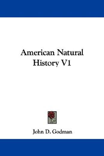 american natural history v1