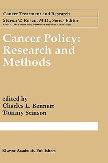 cancer policy (en Inglés)