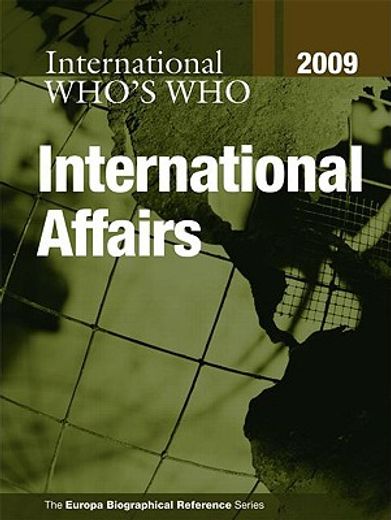 Who's Who in International Affairs 2009 (in English)