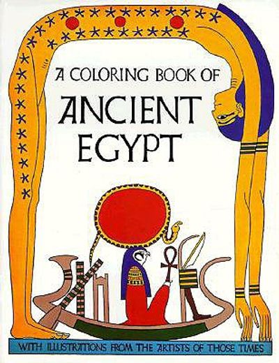 coloring book of ancient egypt (en Inglés)