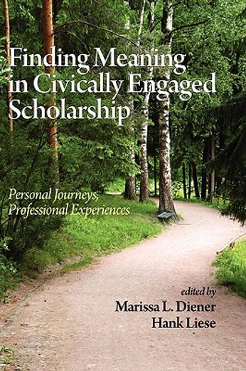finding meaning in civically engaged scholarship,personal journeys, professional experiences