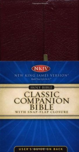 Nkjv Companion Bible: Snap Flap (en Inglés)