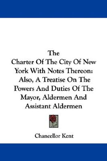 the charter of the city of new york with