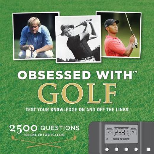 obsessed with golf,test your knowledge on and off the links
