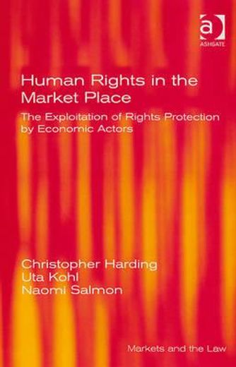 human rights in the market place,the exploitation of rights protection by economic actors