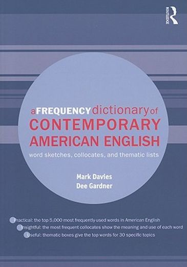 a frequency dictionary of contemporary american english,word sketches, collocates, and thematic lists