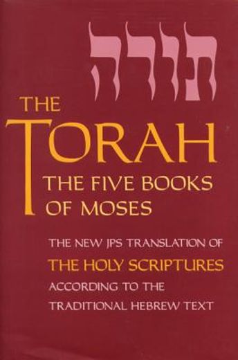 the torah,the 5 books of moses (en Inglés)
