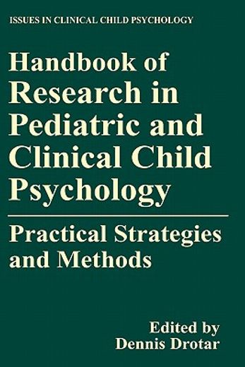handbook of research in pediatric and clinical child psychology