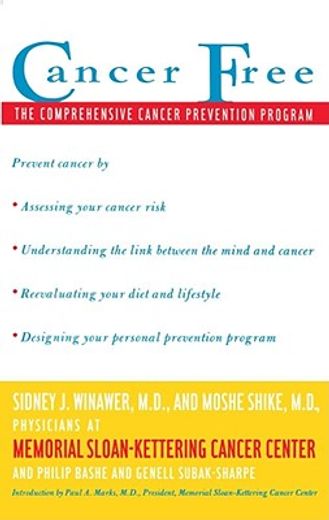 cancer free,the comprehensive cancer prevention program