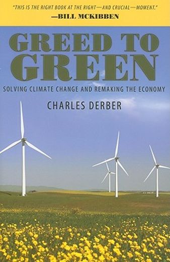 greed to green,solving climate change and remaking the economy