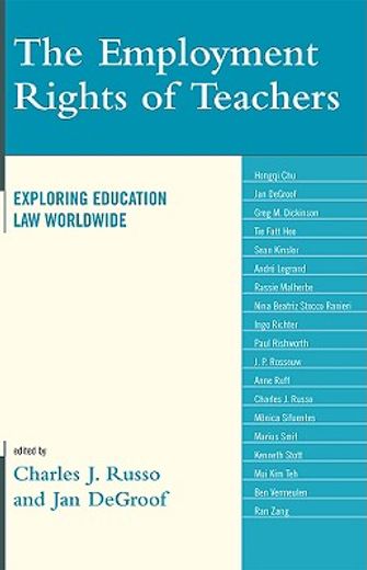 the employment rights of teachers,exploring education law worldwide