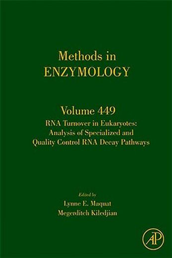 rna turnover in eukaryotes,analysis of specialized and quality control rna decay pathways