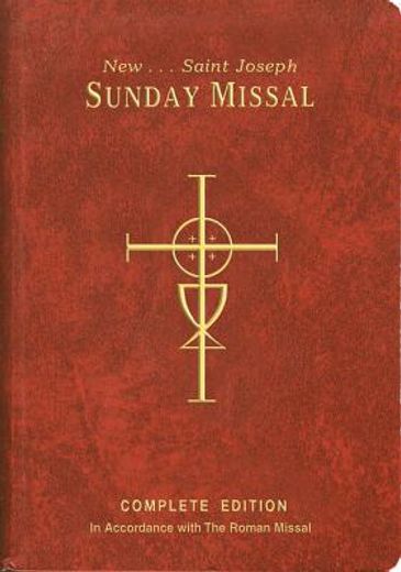 the new saint joseph sunday missal and hymnal/no. 820/09 (en Inglés)