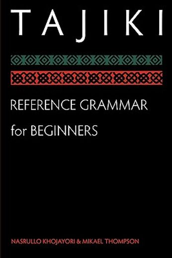 tajiki reference grammar for beginners