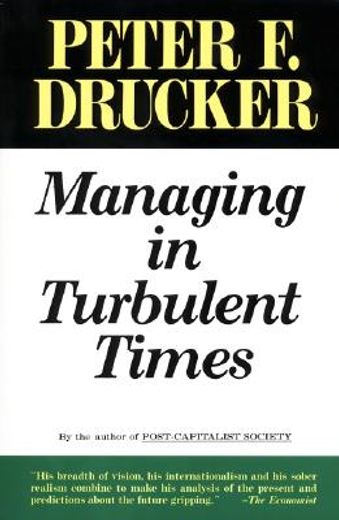 managing in turbulent times