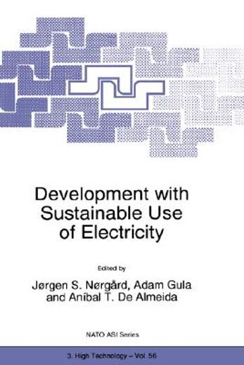 development with sustainable use of electricity (in English)