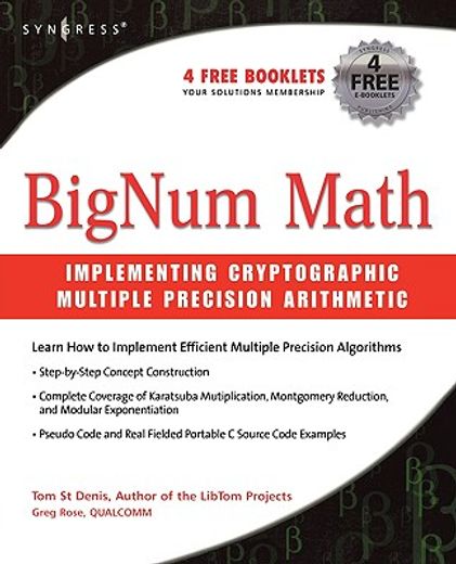 bignum math,implementing cryptographic multiple precision arithmetic