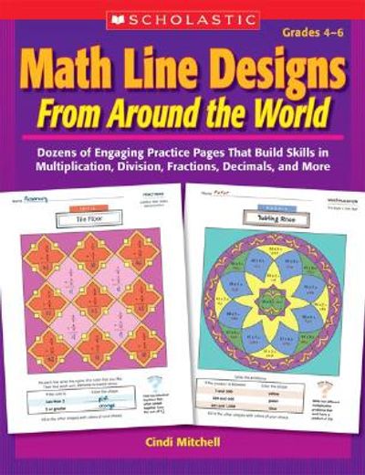 math line designs from around the world,grades 4-6 (en Inglés)