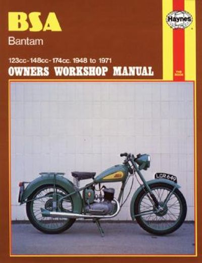 bsa bantam owners workshop manual,123cc 148cc 174cc 1948-1971