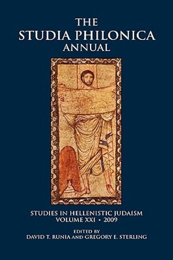 the studia philonica annual 2009,studies in hellenistic judaism