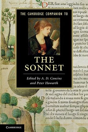 the cambridge companion to the sonnet (en Inglés)