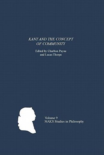kant and the concept of community (en Inglés)