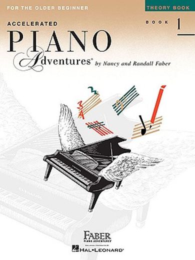 accelerated piano adventures for the older beginner,theory book 1 (in English)