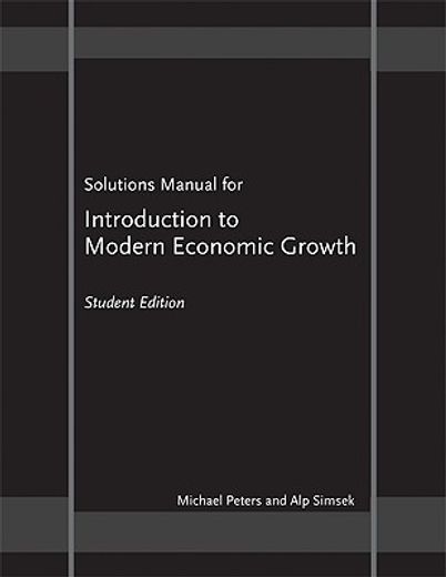 introduction to modern economic growth (en Inglés)