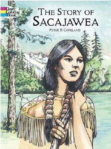 the story of sacajawea coloring book