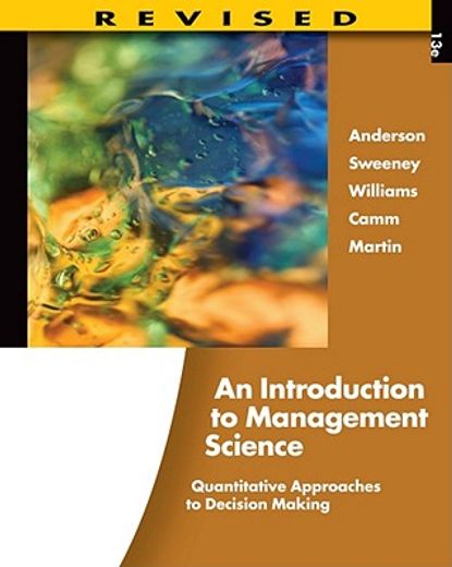an introduction to management science,quantitative approaches to decision making