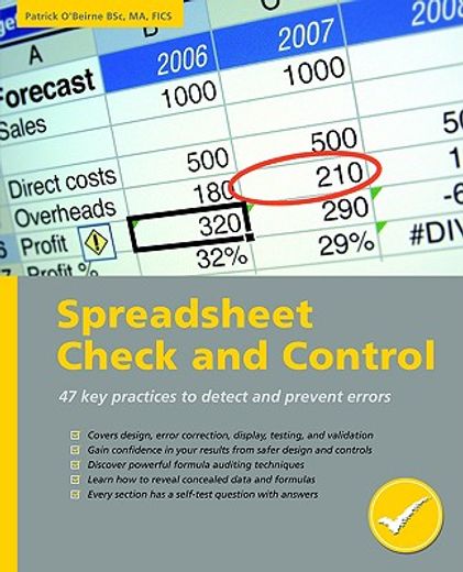 spreadsheet check and control