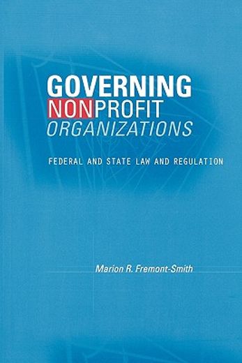 governing nonprofit organizations,federal and state law and regulation