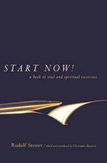 start now!,a book of soul and spiritual exercises: meditation instructions, meditations, exercises, verses for (in English)