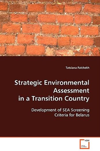 strategic environmental assessment in a transition country