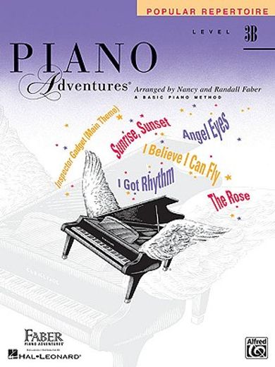 piano adventures - level 3b,popular repertoire book