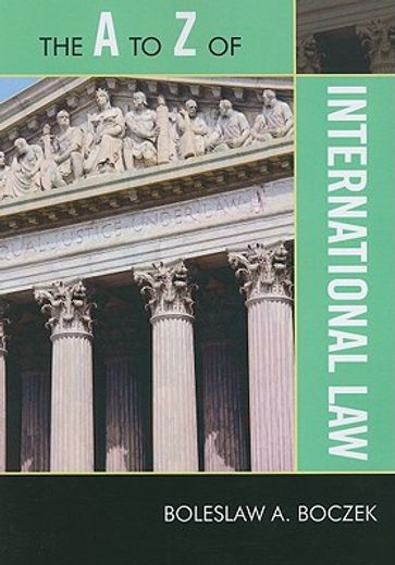 the a to z of international law