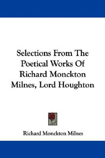 selections from the poetical works of ri