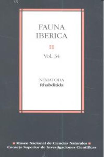 Fauna Ibérica. Vol. 34. Nematoda Rhabditida