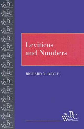 leviticus and numbers