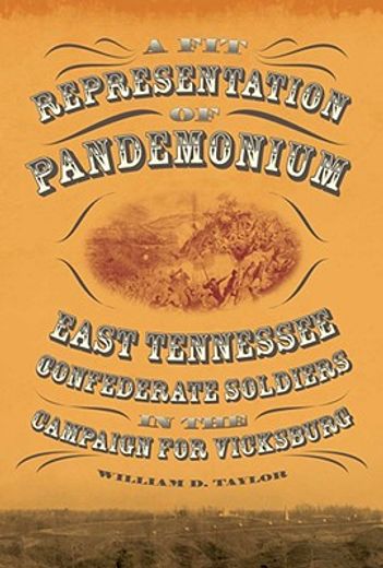 "a fit representation of pandemonium",east tennessee confederate soldiers in the campaign for vicksburg