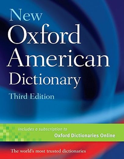 New Oxford American Dictionary, Third Edition (en Inglés)