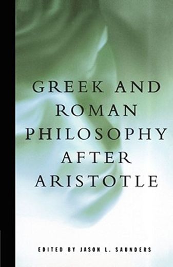 greek and roman philosophy after aristotle (en Inglés)